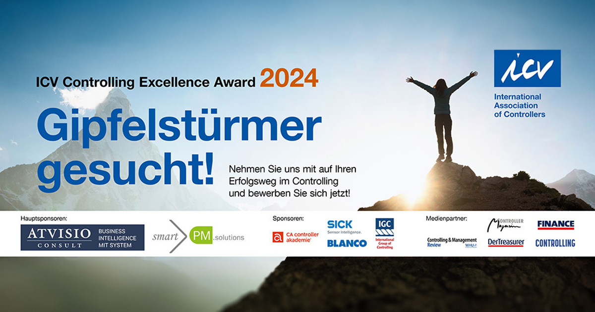 ICV Controlling Excellence Award - Gipfelstürmer gesucht!