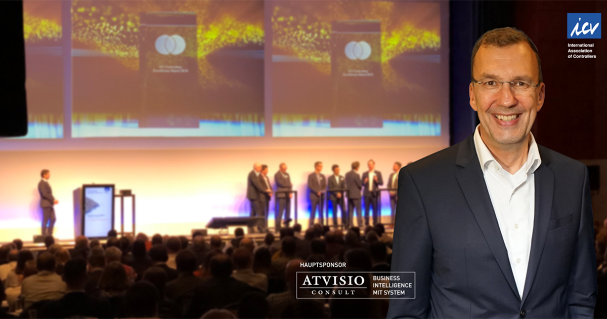 ICV Controlling Excellence Award 2024 ATVISIO Consult als Hauptsponsor